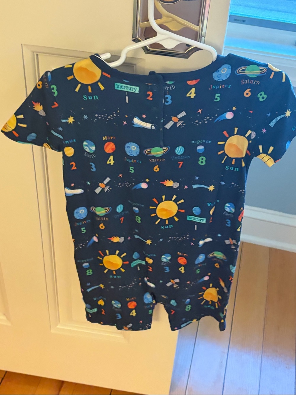 NWT Little Sleepies Bamboo PLAY Solar Explorer Short Sleeve Pocket Romper 18-24M - Picture 3 of 3
